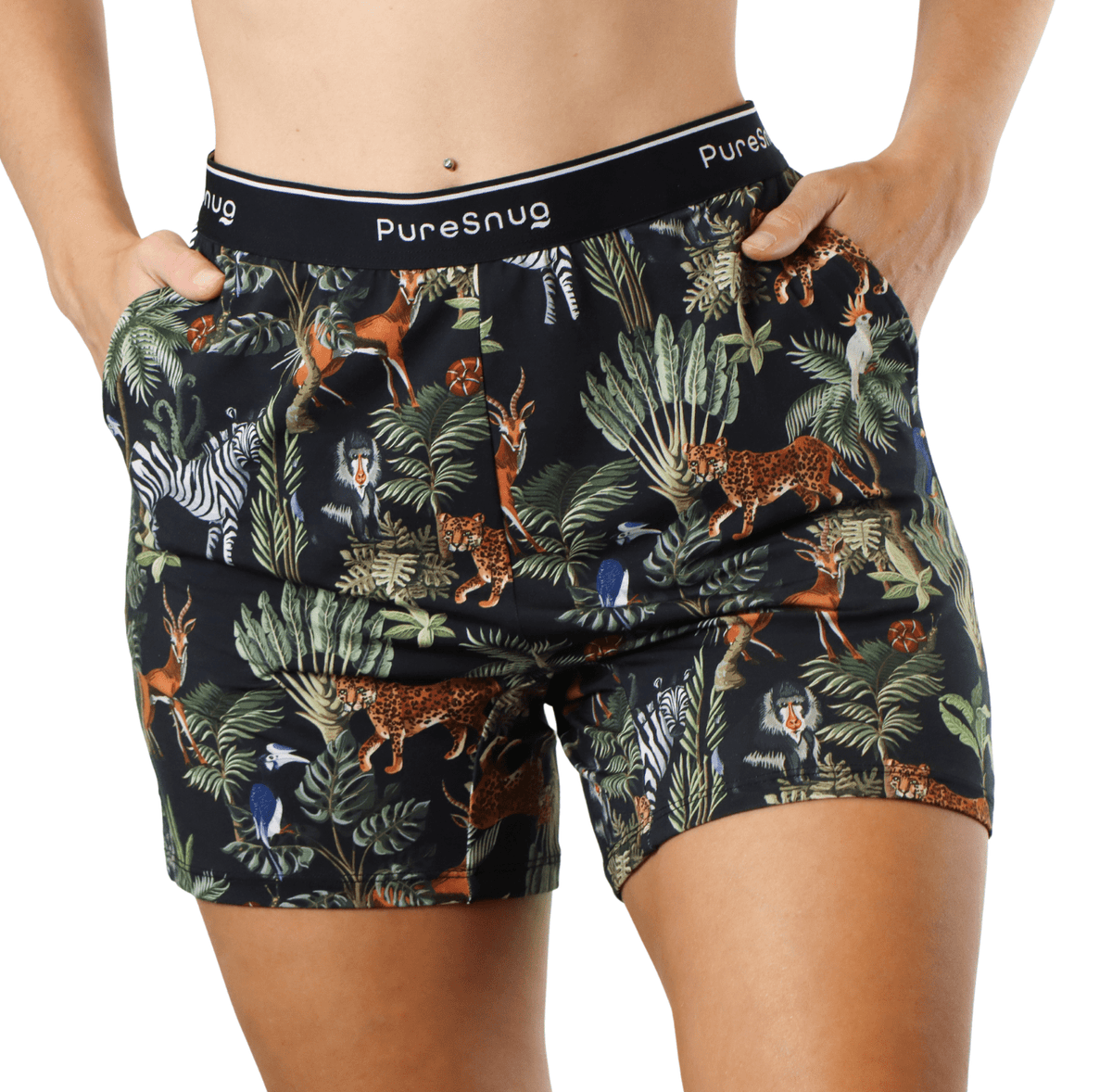 Stretchy, breathable women’s lounge shorts — the comfiest pick for Netflix binges or ultra-soft pyjamas. Sizes up to XXXL.