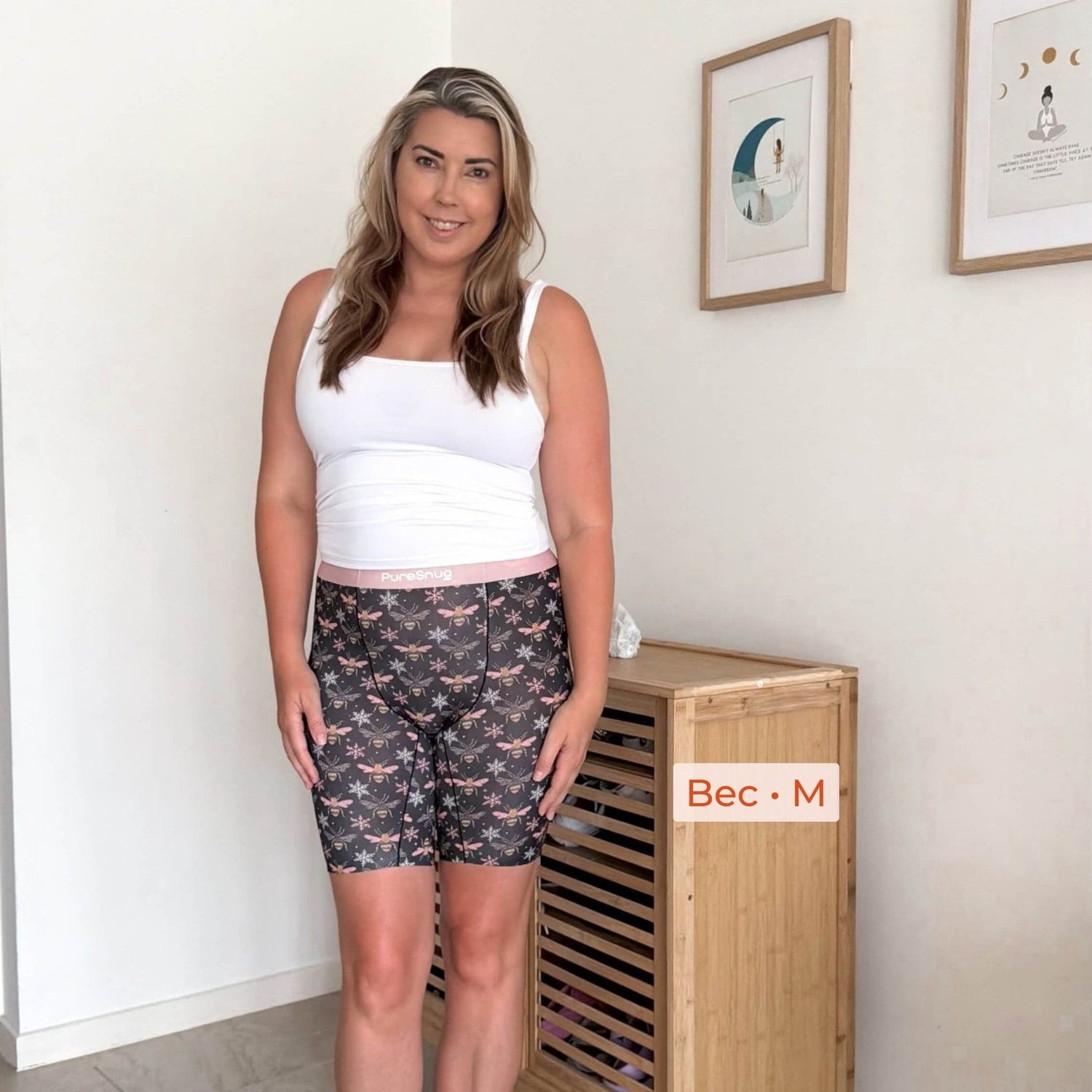Bees on the Knees (High-Waisted 8" Inseam Biker)