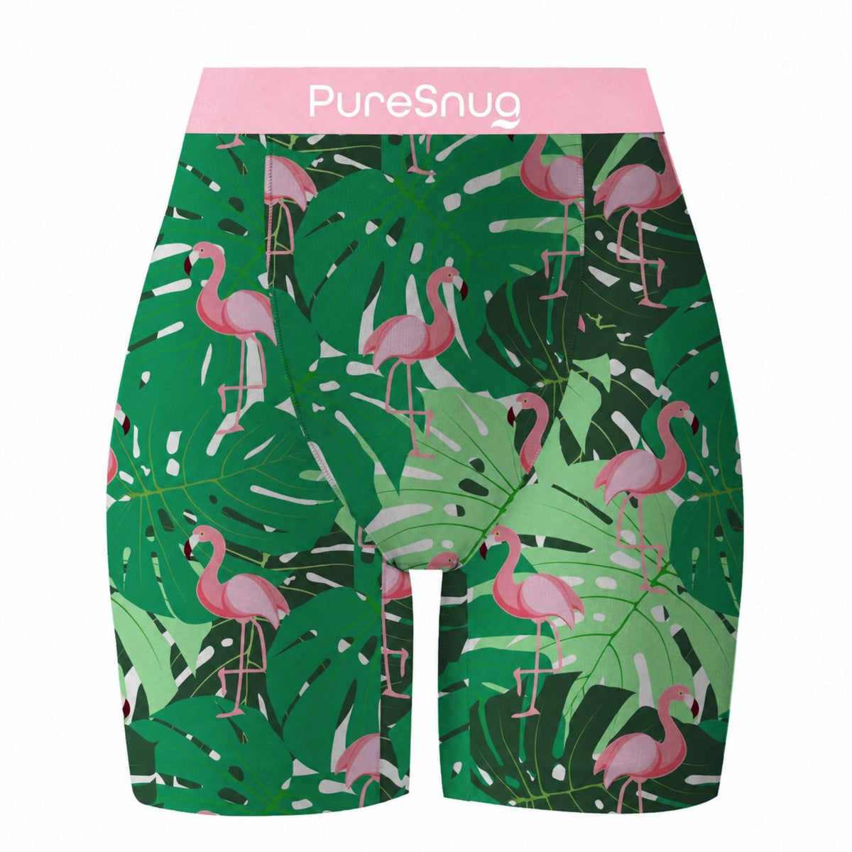 Flamingo (8" inseam) High-Waisted Biker Briefs
