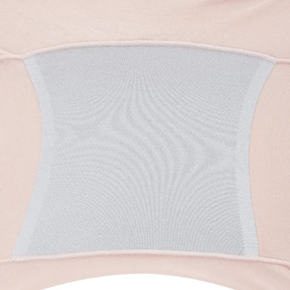 Close-up view of PureSnug boxer brief's featuring a seamless light gray gusset panel in the center for added stretch/comfort.