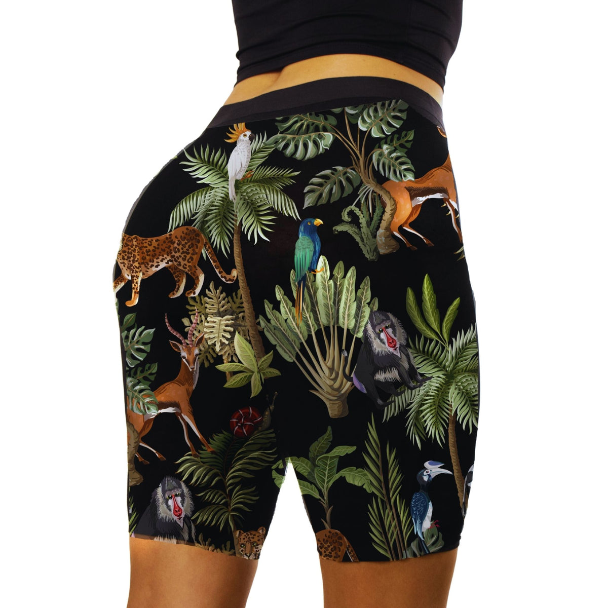 Jungle (High-Waisted 8" Inseam) Women's Biker Briefs
