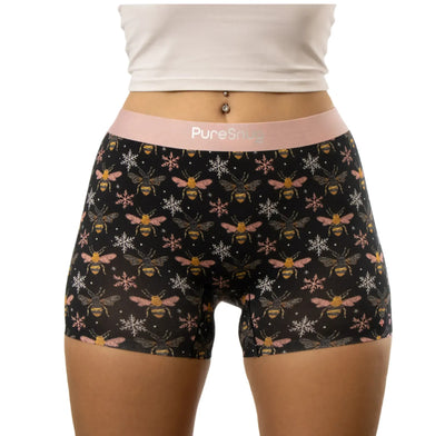 Bees on the Knees (3″ Inseam) Women Boyleg Briefs